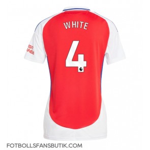 Arsenal Ben White #4 Replika Hemmatröja Damer 2024-25 Kortärmad